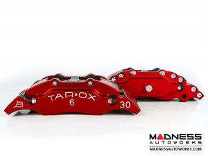 FIAT 500 Brake Upgrade Kit - Tarox 6 Pot Brake Conversion Kit - Red - Sport Series FIAT 500 Brake Upgrade Kit - Tarox 6 Pot Brake Conversion Kit - Red - Sport Series